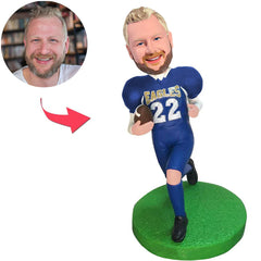 Spieler Nummer 22 der Eagles Kundenspezifische Bobbleheads addieren Text