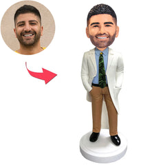 Chefarzt Benutzerdefinierte Bobbleheads mit eingraviertem Text