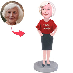 Fashion Best Mom benutzerdefinierte Bobbleheads mit Text