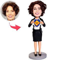 Ich bin eine handelsmagd mom Kundenspezifische Bobbleheads mit eingraviertem Text