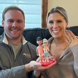 Dentisit Couple Custom Bobblehead With Engraved Text