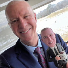 Geschäftsmann Kundenspezifische Bobbleheads mit graviertem Text