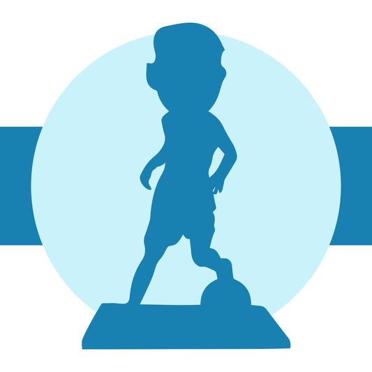 Vollständig anpassbare 1-Personen-Fußball-kundenspezifische Bobbleheads mit graviertem Text