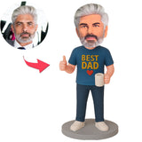 Besterer Papa Daumen hoch Benutzerdefinierte Bobbleheads