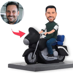 Männer Auf Motorrad Benutzerdefinierte Wackelköpfe
