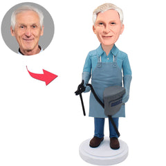 Männlicher Schweißer Benutzerdefinierte Wackelköpfe