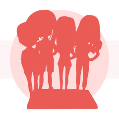 Vollständig anpassbare kundenspezifische Bobbleheads für 4 Personen mit graviertem Text