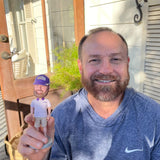 Custom Casual Best Dad Bobbleheads With Engraved Text