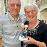 Dentisit Couple Custom Bobblehead With Engraved Text