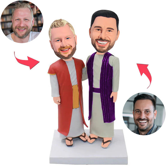 Jesus-Nachfolger kundenspezifische Bobbleheads Text hinzufügen