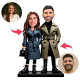 Windjacke Kleidung Casual Cool Paar Kundenspezifische Bobbleheads