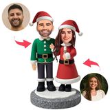 Weihnachtsgeschenke für Paare Kundenspezifische Bobbleheads