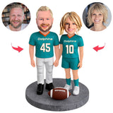 Miami Dolphins Football-Spielerpaar Kundenspezifische Bobbleheads