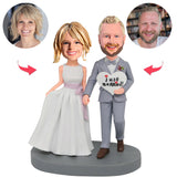 Hochzeit Frisch Vermähltes Paar Benutzerdefinierte Wackelköpfe
