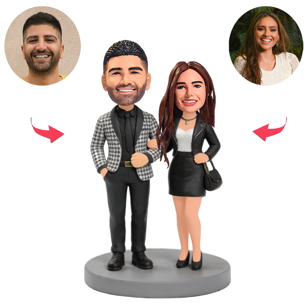 Ein herausragendes Paar Benutzerdefinierte Bobbleheads