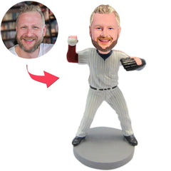 Ballspieler Kundenspezifische Bobbleheads mit graviertem Text