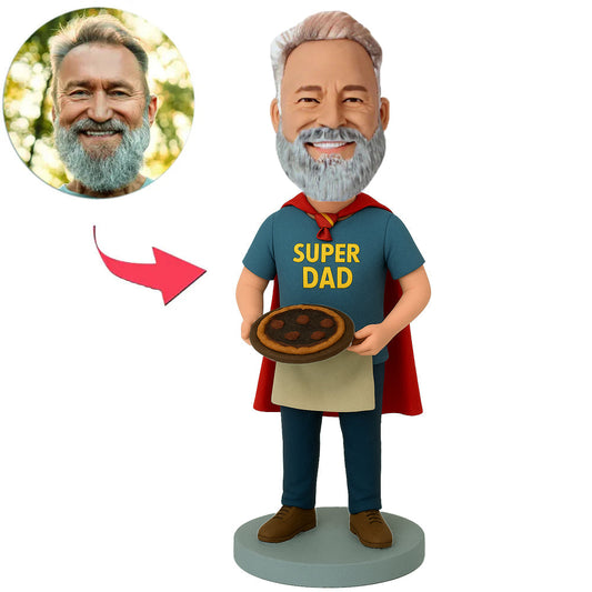 Pizzaservice Super Papa Benutzerdefinierte Wackelköpfe