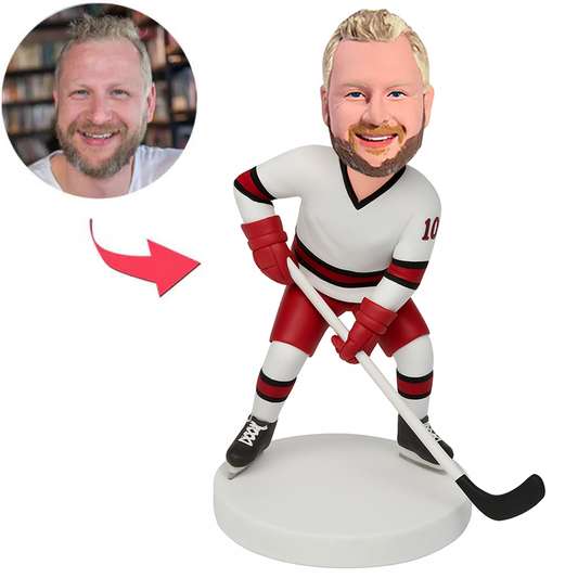 Männlicher Eishockeyspieler Nummer 10 Benutzerdefinierte Bobbleheads