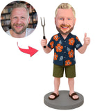 Mann mit Gabel Benutzerdefinierte Bobbleheads