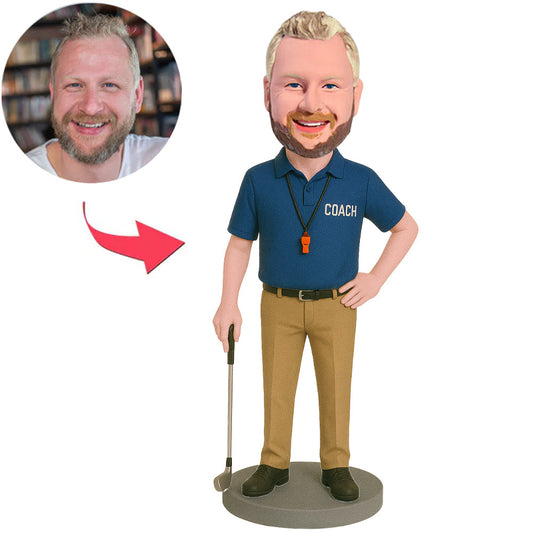 Golftrainer Pfeife Benutzerdefinierte Wackelköpfe