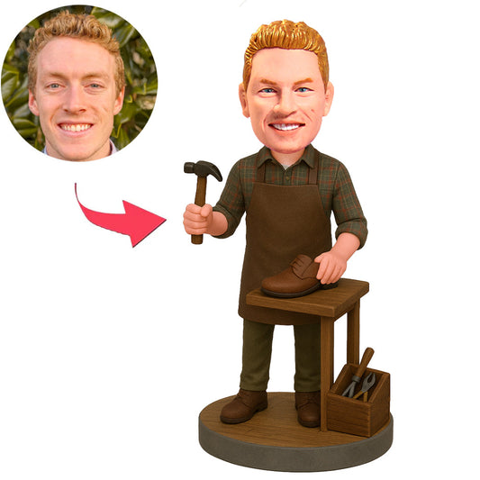 Männliche Schuhreparatur Benutzerdefinierte Bobbleheads