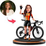 Frau in schwarzem Basketball Trikot Benutzerdefinierte Bobbleheads