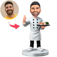 Koch mit Daumen hoch Benutzerdefinierte Bobbleheads