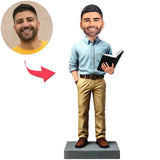 Lehrer beim Unterrichten Benutzerdefinierte Bobbleheads
