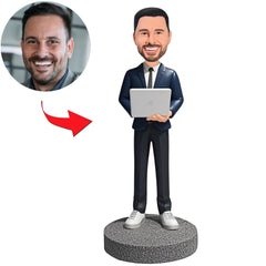Männlicher Internet JAVA Ingenieur Benutzerdefinierte Bobbleheads