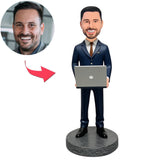 Geschäftsmann IT Ingenieur Benutzerdefinierte Bobbleheads