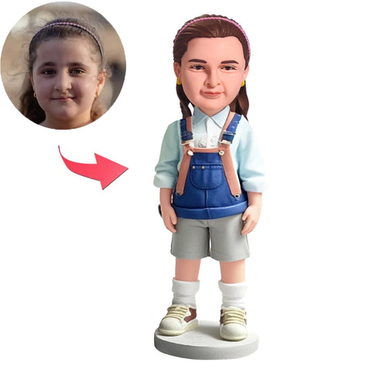 Kind in Arbeitshose Benutzerdefinierte Bobbleheads