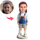 Kind in Arbeitshose Benutzerdefinierte Bobbleheads