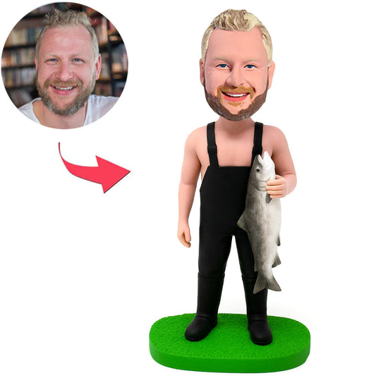 Mann mit Angeloverall Benutzerdefinierte Bobbleheads