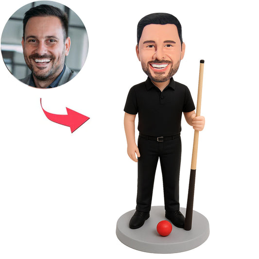 Snooker Enthusiasten Benutzerdefinierte Bobbleheads