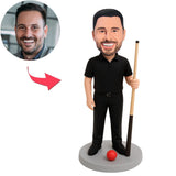 Snooker Enthusiasten Benutzerdefinierte Bobbleheads