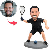 Squash Spieler Benutzerdefinierte Bobbleheads