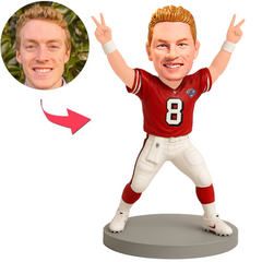 San Francisco 49ers Nr 8 Footballspieler Benutzerdefinierte Bobbleheads