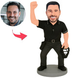 Baseball Schiedsrichter mit Schutzmaske Benutzerdefinierte Bobbleheads