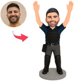 Baseball Schiedsrichter in Schutzausrüstung Benutzerdefinierte Bobbleheads