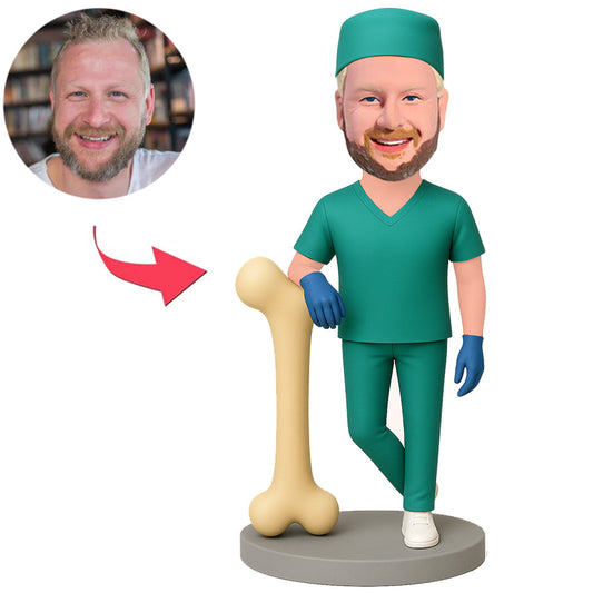 Tierarzt mit großen Knochen Benutzerdefinierte Bobbleheads