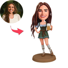 Münchner Bierfest-Dame Kundenspezifische Bobbleheads