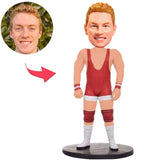 Starker Gewichtheber Kundenspezifische Bobbleheads addieren Text