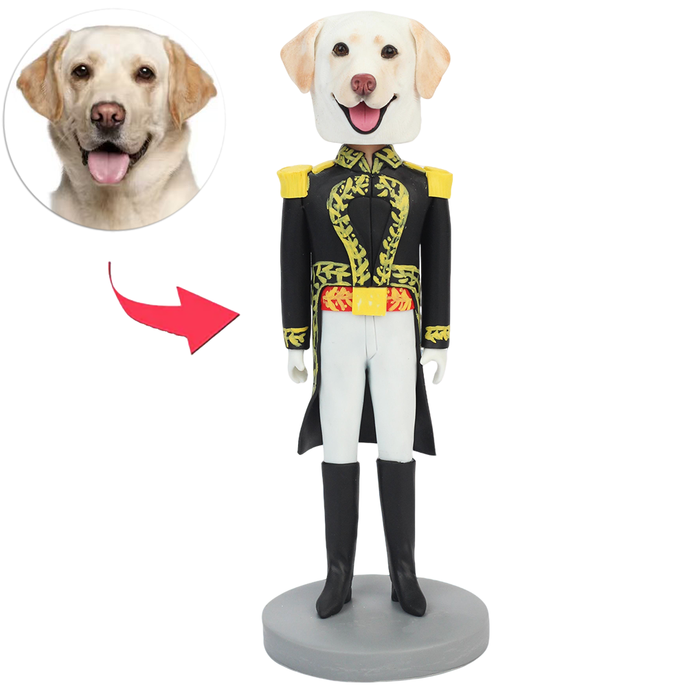 Hund im schwarzen Smoking Benutzerdefinierte Bobbleheads
