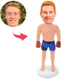 Cooler Boxer Kundenspezifische Bobbleheads addieren Text