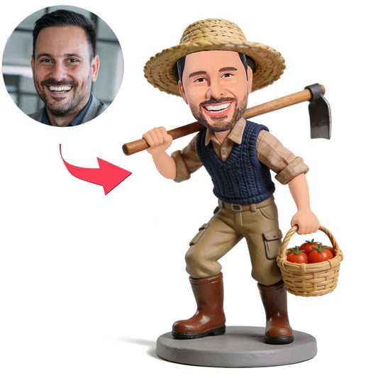 Gemüsebauer Benutzerdefinierte Bobbleheads