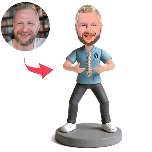 Der Arzt holte tief Luft Benutzerdefinierte Bobbleheads