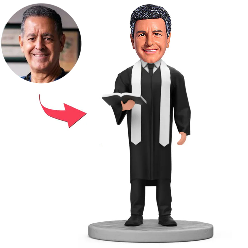 Priester liest Benutzerdefinierte Bobbleheads