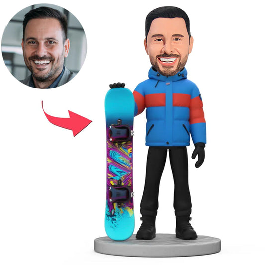 Snowboard-Begeisterte Benutzerdefinierte Bobbleheads