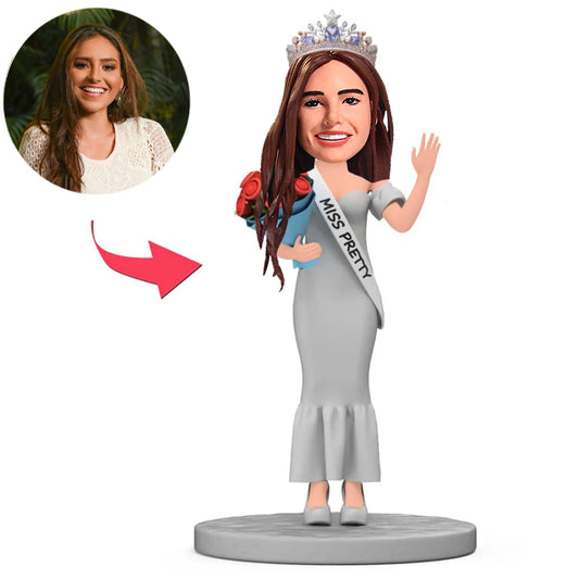 Miss Pretty Benutzerdefinierte Bobbleheads