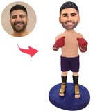 Boxsportler Kundenspezifische Bobbleheads addieren Text